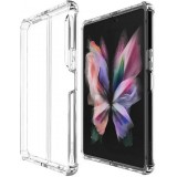 Coque Samsung Galaxy Z Fold3 5G - Gel clear view bumper rigid flexible case - Transparent