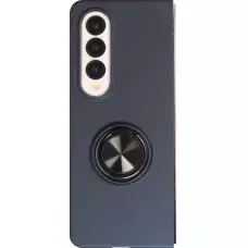 Samsung Galaxy Z Fold3 5G Case Hülle - Plastik mit Haltering - Dunkelblau
