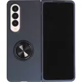 Samsung Galaxy Z Fold3 5G Case Hülle - Plastik mit Haltering - Dunkelblau