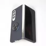 Samsung Galaxy Z Fold3 5G Case Hülle - Plastik mit Haltering - Dunkelblau