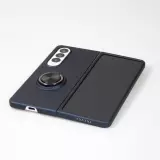 Samsung Galaxy Z Fold3 5G Case Hülle - Plastik mit Haltering - Dunkelblau