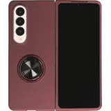Samsung Galaxy Z Fold3 5G Case Hülle - Plastik mit Haltering - Burgundi