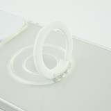 Coque iPhone 13 Pro Max - Caméra clapet avec anneau - Blanc