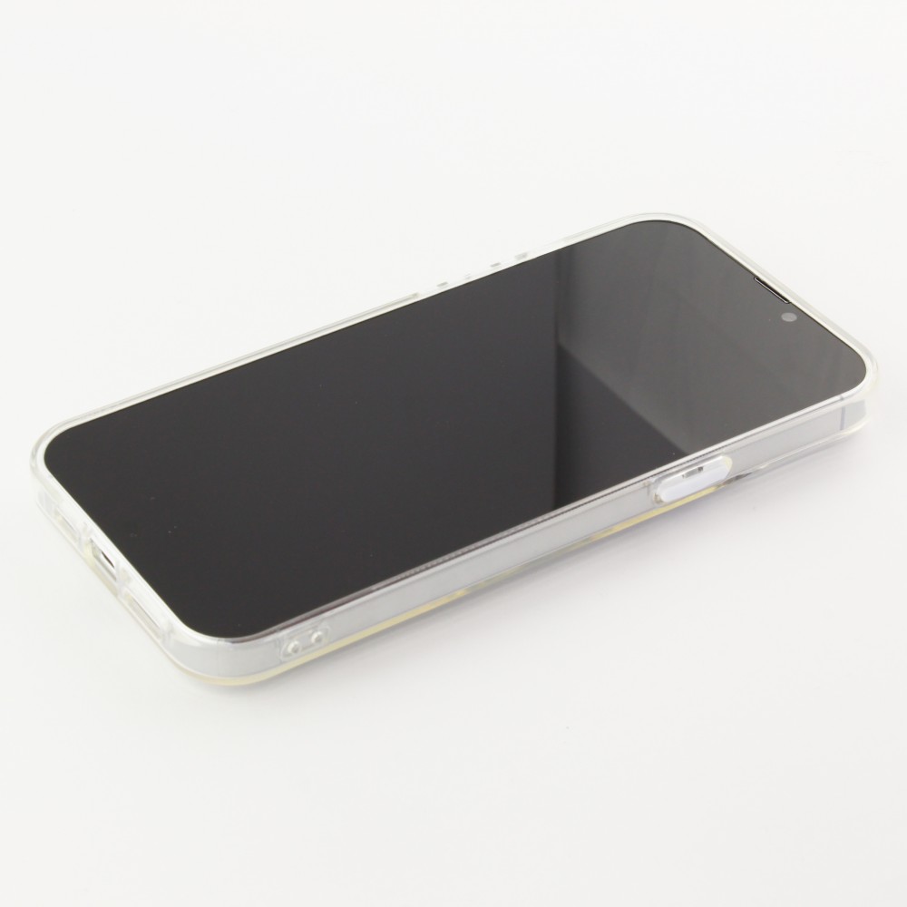 Coque iPhone 13 Pro Max - Caméra clapet avec anneau - Blanc