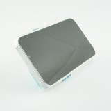 Coque iPhone 14 Pro Max - Caméra clapet avec anneau - Bleu