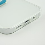 Coque iPhone 14 Pro Max - Caméra clapet avec anneau - Bleu