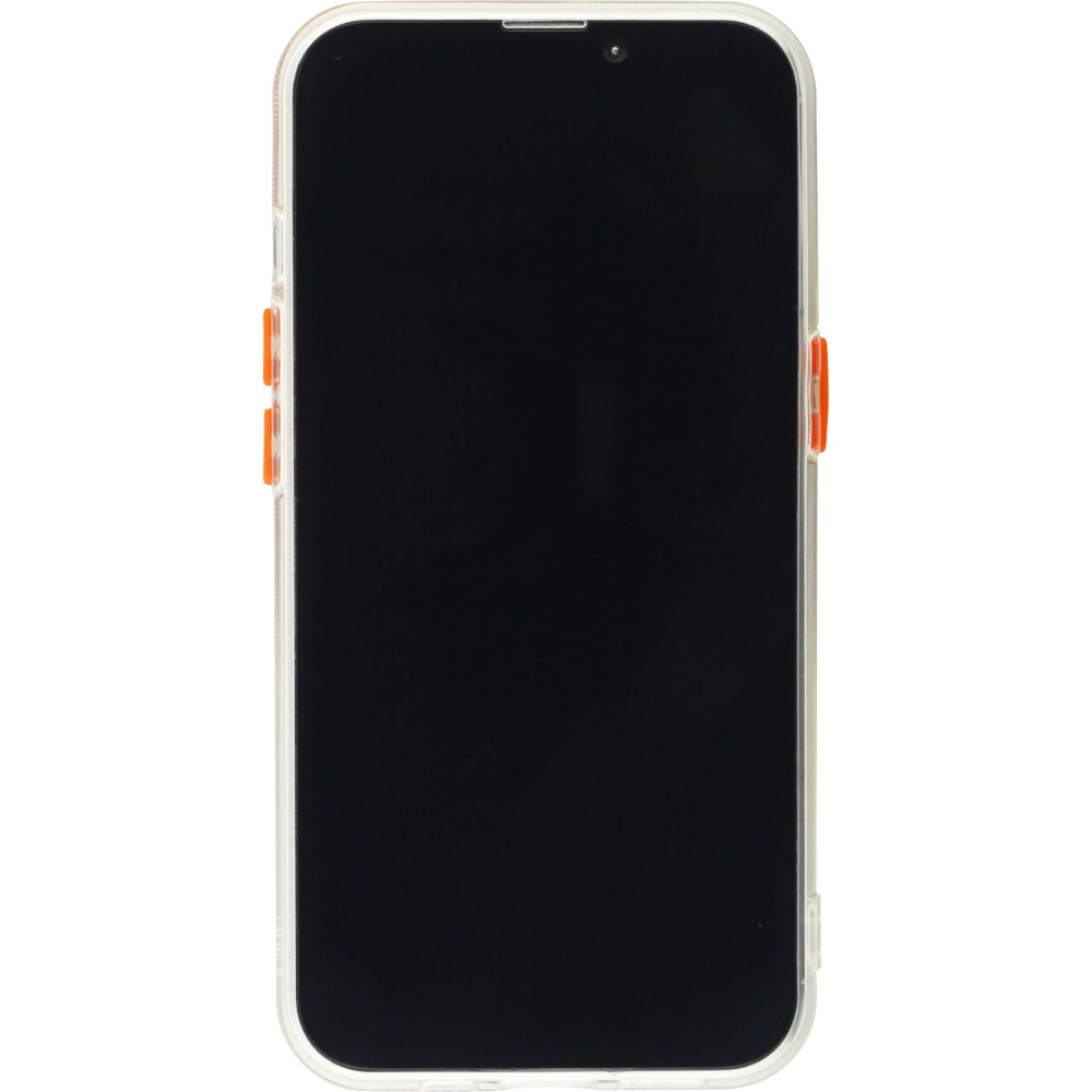 Coque iPhone 13 Pro Max - Caméra clapet avec anneau - Orange