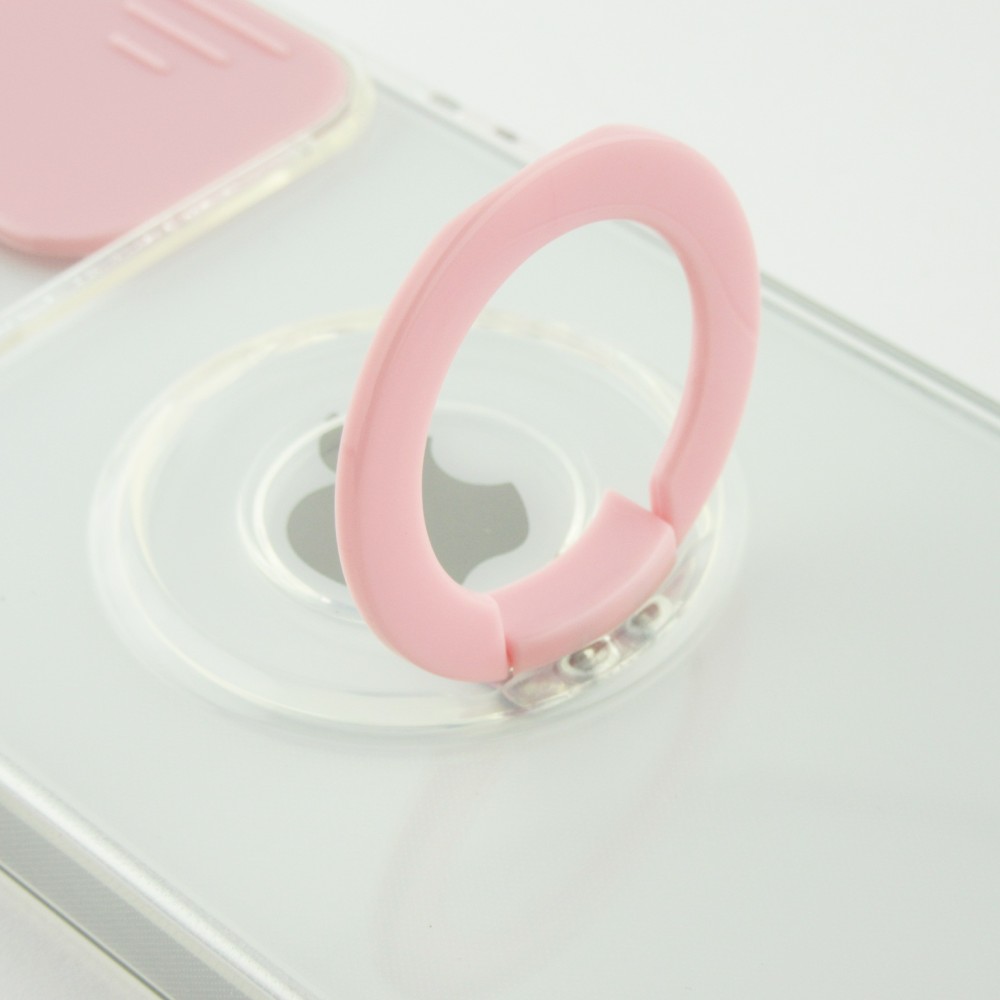 Coque iPhone 14 Pro Max - Caméra clapet avec anneau - Rose
