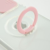 Coque iPhone 14 Pro Max - Caméra clapet avec anneau - Rose