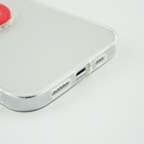 iPhone 14 Pro Max Case Hülle - mit Kamera-Slider und Ring - Rot