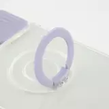 iPhone 13 Pro Max Case Hülle - mit Kamera-Slider und Ring - Violett