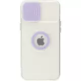 iPhone 13 Pro Max Case Hülle - mit Kamera-Slider und Ring - Violett