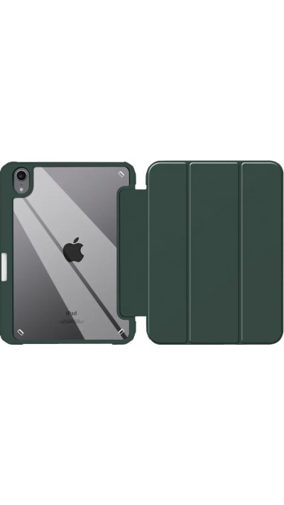 Coque iPad Air 10.9" (5e gén/2022, 4e gén/2020) - Soft-Shell TPU bumper Flip - Vert foncé