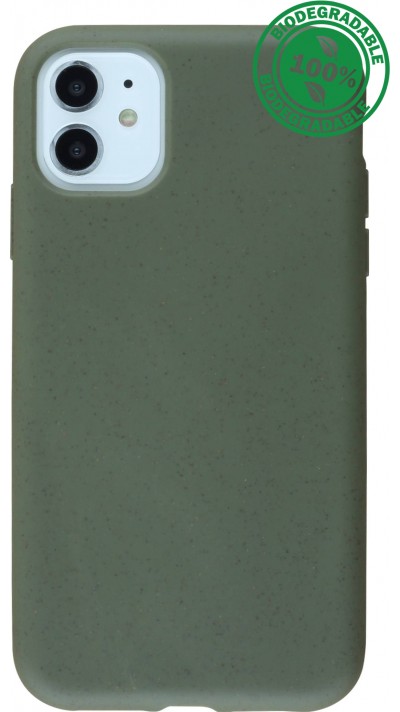 Coque iPhone 11 - Bio Eco-Friendly biodégradable écologique nature - Vert foncé