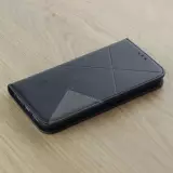 Hülle iPhone 12 / 12 Pro - Flip Geometrisch - Schwarz