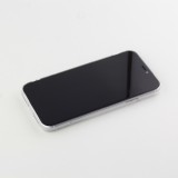 Coque iPhone 7 / 8 / SE (2020, 2022) - Gel paillettes argentées avec anneau - Transparent