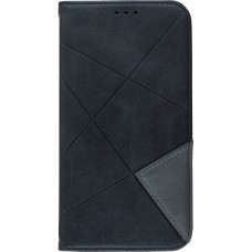 Coque iPhone 11 Pro Max - Flip Géometrique - Noir