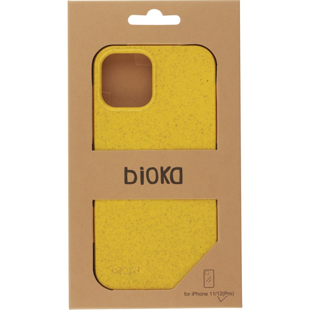 Coque iPhone 11 Pro - Bioka biodégradable et compostable Eco-Friendly jaune