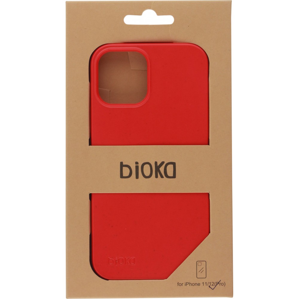 Coque iPhone 11 Pro - Bioka biodégradable et compostable Eco-Friendly - Rouge