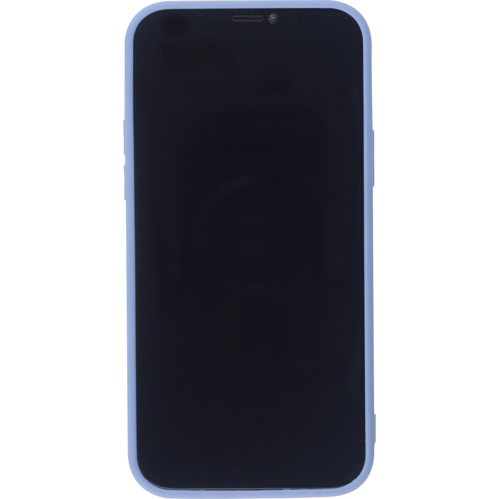 Coque iPhone 12 Pro - Silicone Mat Coeur - Lavande