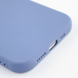 Coque iPhone 12 Pro - Silicone Mat Coeur - Lavande