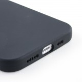 Coque iPhone 12 Pro - Silicone Mat Coeur - Noir