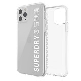 Coque iPhone 11 Pro Max - Superdry Clear Case transparente avec logo imprimé