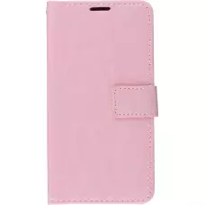 Hülle iPhone 16 Pro - Premium Flip Leder Tasche - Hellrosa