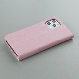 Fourre Samsung Galaxy S22+ - Premium Flip cuir lisse porte-cartes - Rose clair