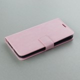 Fourre Samsung Galaxy S22+ - Premium Flip cuir lisse porte-cartes - Rose clair