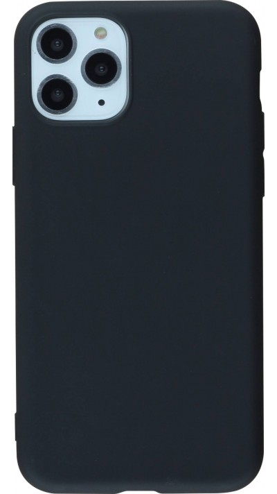 Coque iPhone 11 Pro Max - Silicone Mat - Noir