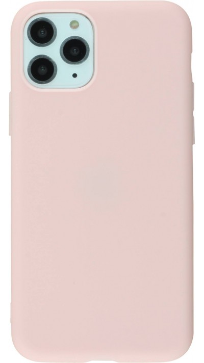 Coque iPhone 11 Pro - Silicone Mat - Rose clair