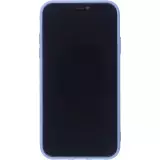 Hülle iPhone 12 - Silikon Mat Herz lavendel