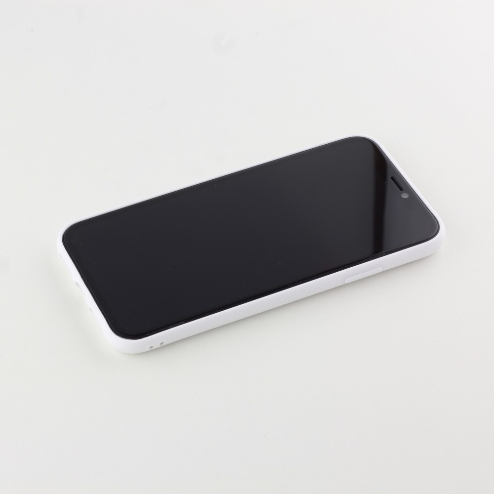 Coque iPhone 12 / 12 Pro - Silicone Mat Travel heart