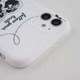 Coque iPhone 12 / 12 Pro - Silicone Mat Travel heart