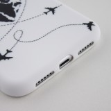 Coque iPhone 12 / 12 Pro - Silicone Mat Travel heart