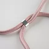 Hülle iPhone 7 / 8 / SE (2020, 2022) - Silikon Matte mit Seil blass- Rosa