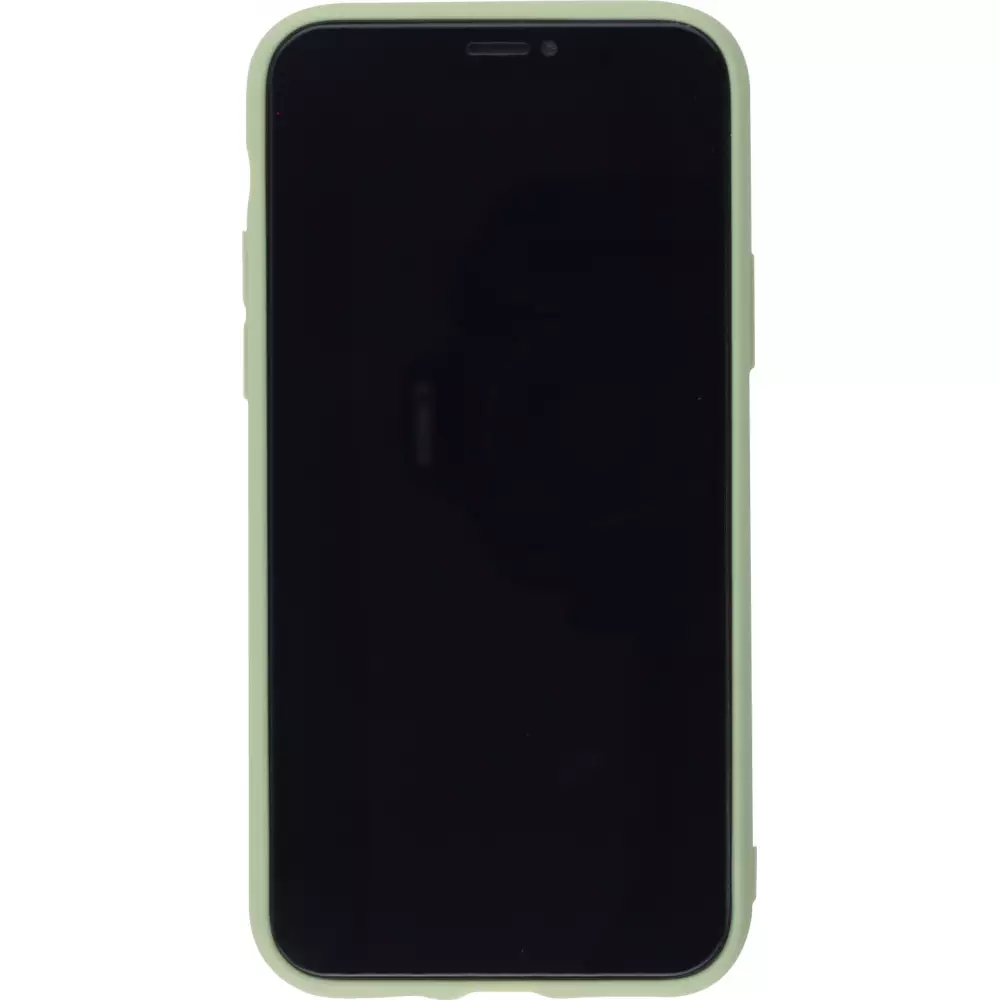 Hülle iPhone 12 / 12 Pro - Silikonmatte Avocado pattern