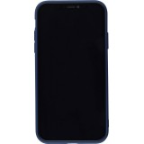 Coque iPhone 11 - Silicone Mat - Bleu foncé