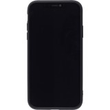 Coque iPhone 11 Pro - Soft Touch avec anneau - Noir