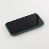 Coque iPhone 13 Pro - Soft Touch avec anneau - Vert foncé