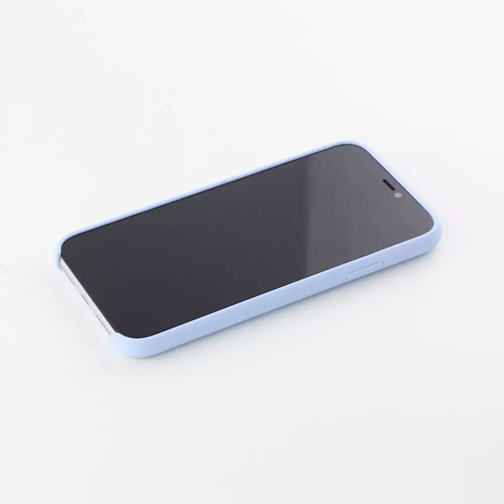 Hülle iPhone 12 / 12 Pro - Soft Touch - Hellblau