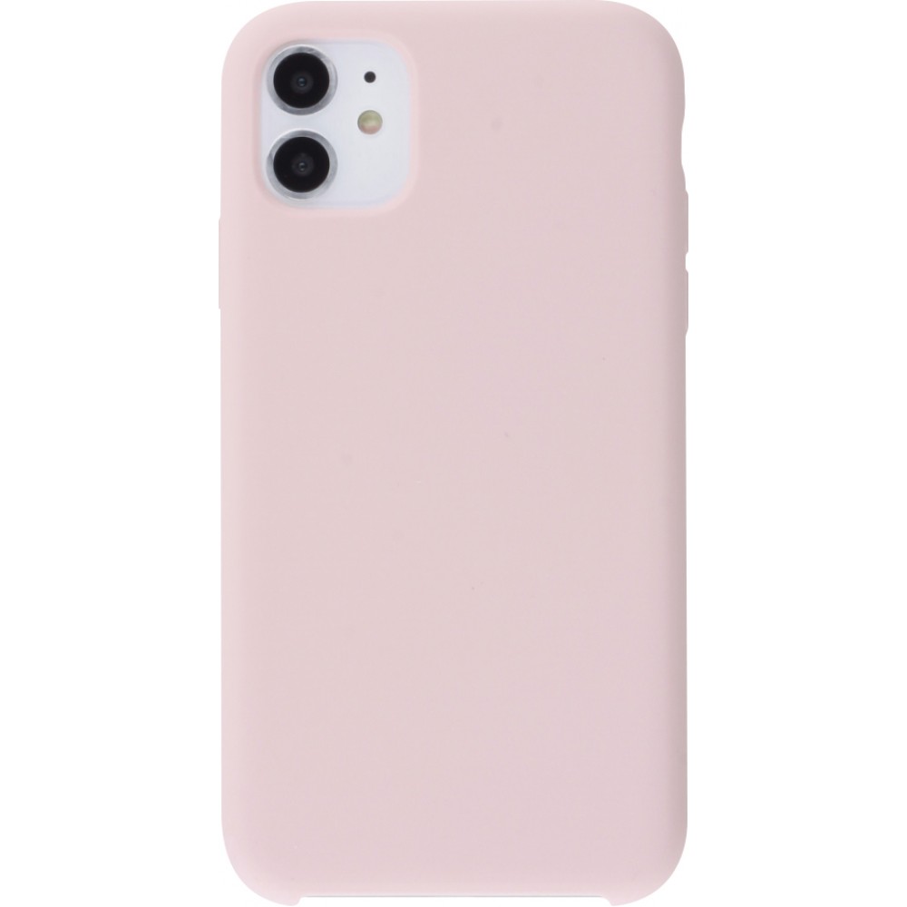 Hülle iPhone 12 / 12 Pro - Soft Touch blass- Rosa