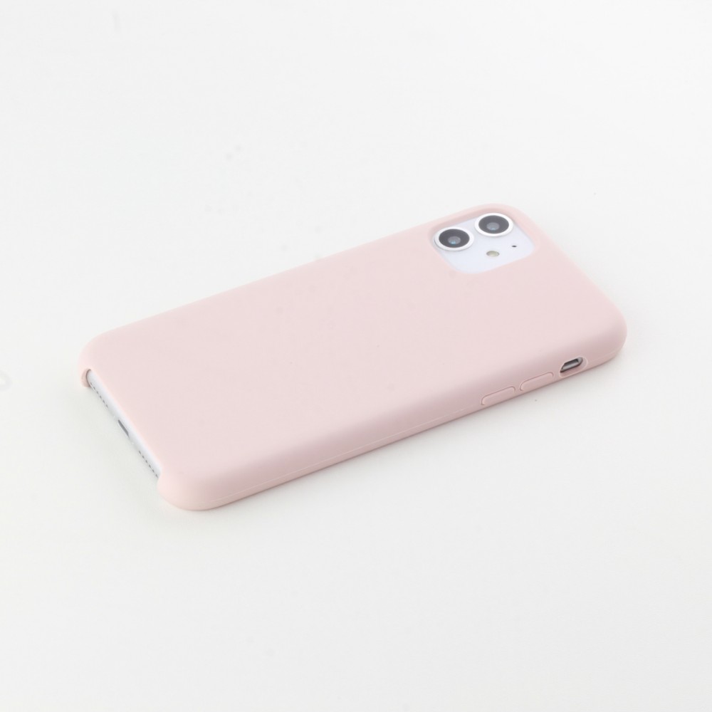 Hülle iPhone 12 / 12 Pro - Soft Touch blass- Rosa