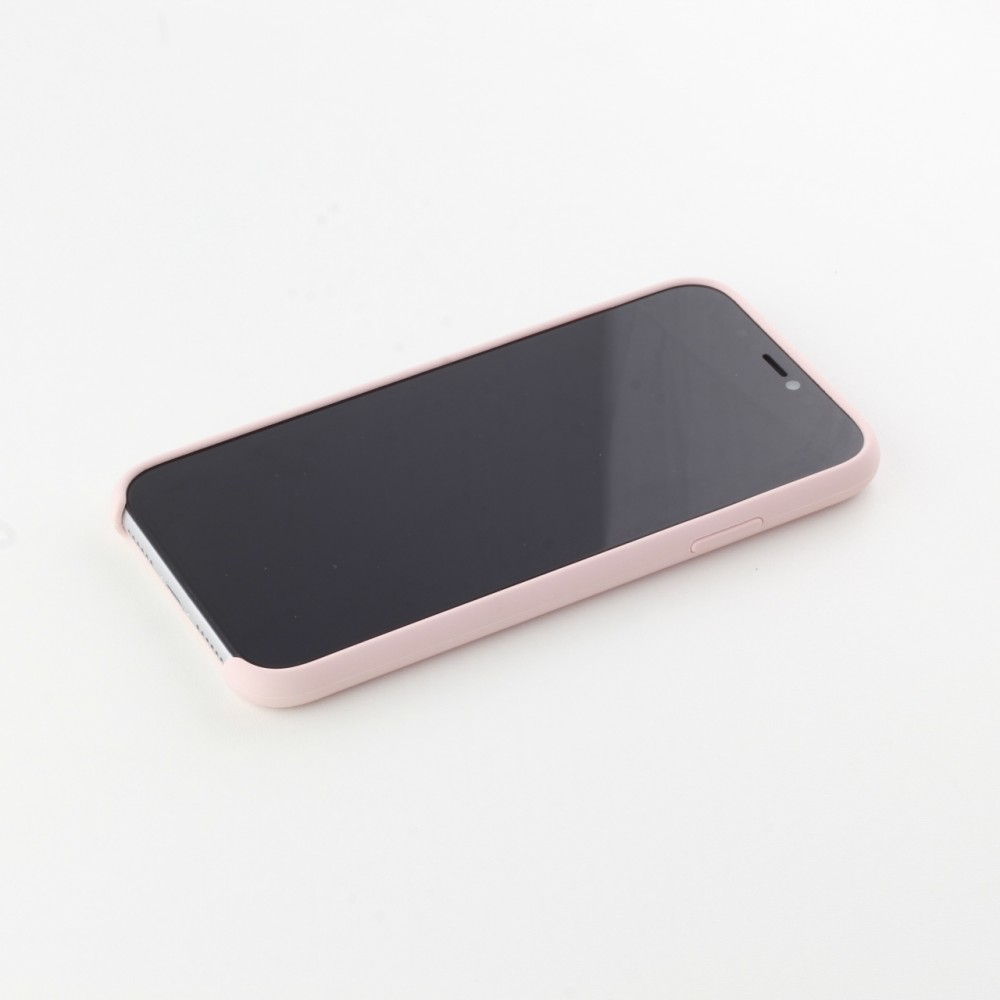 Hülle iPhone 12 / 12 Pro - Soft Touch blass- Rosa