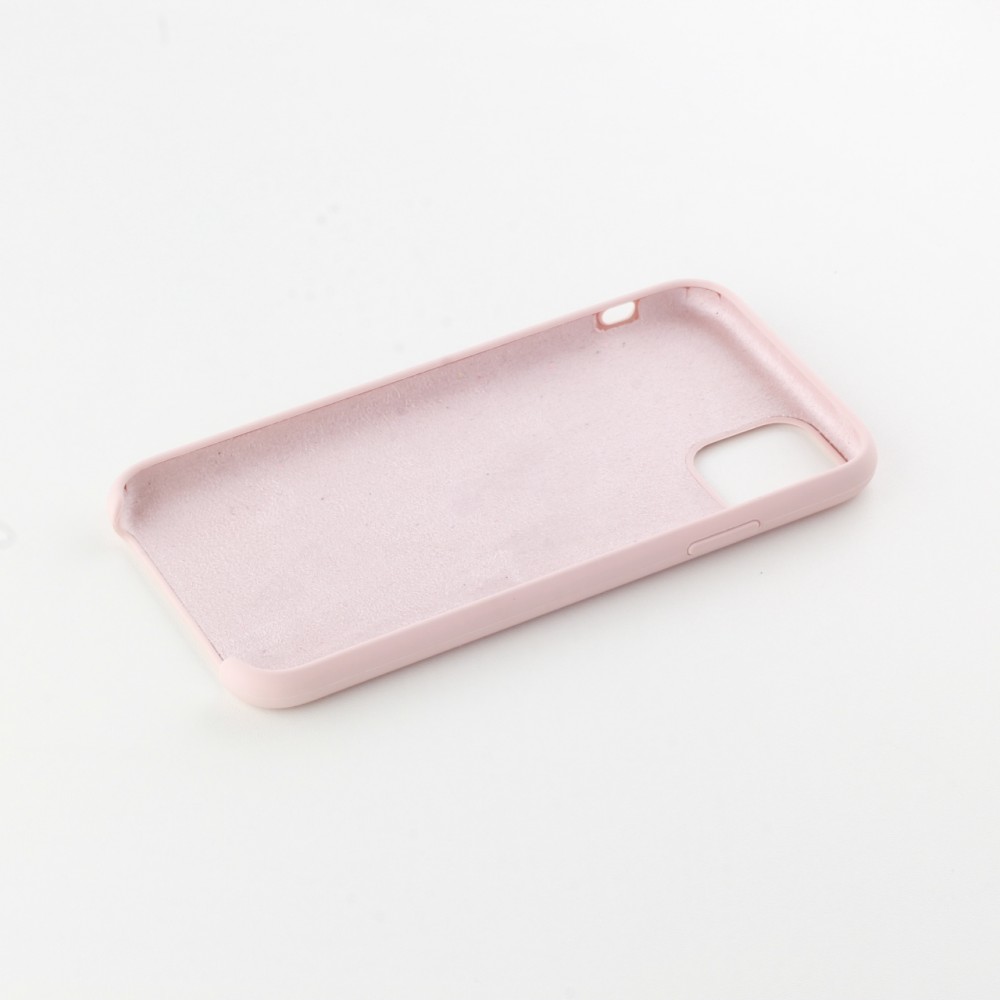 Hülle iPhone 12 / 12 Pro - Soft Touch blass- Rosa