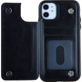 Coque iPhone 11 - Wallet Premium Cards - Noir
