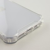 Coque iPhone 12 / 12 Pro - Bumper Glass Hybrid TPU silicone anti-choc - Transparent