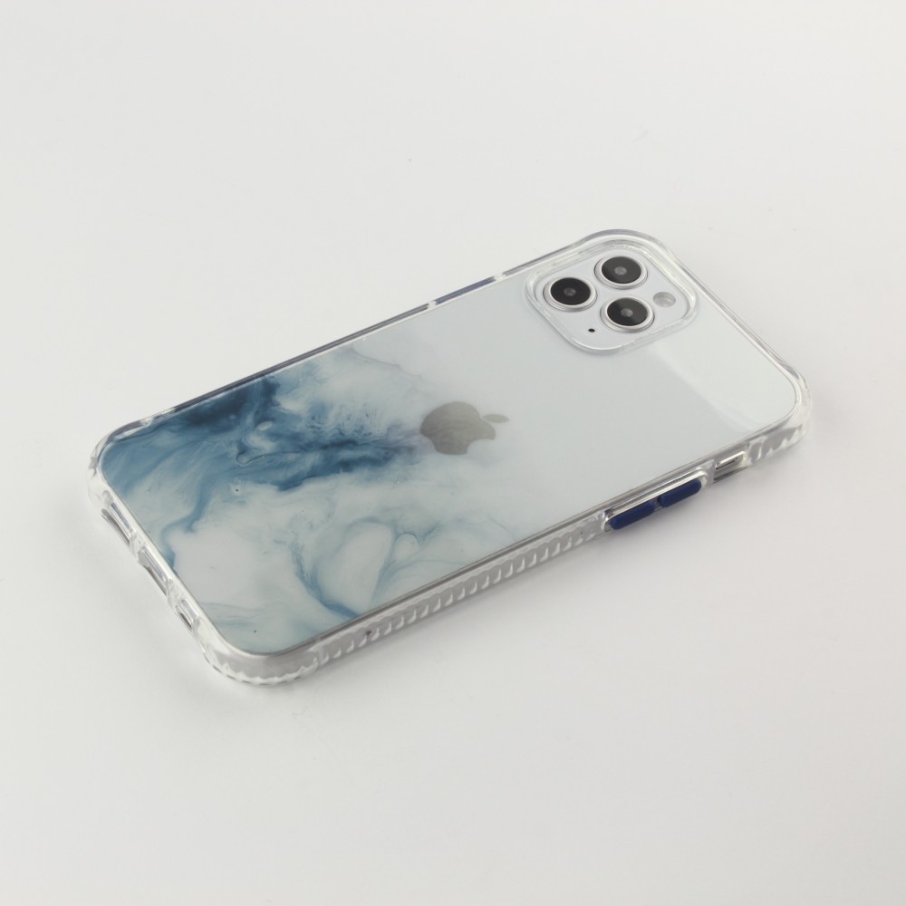 iPhone 13 Pro Case Hülle - Clear Bumper Gradient Farbe - Hellblau