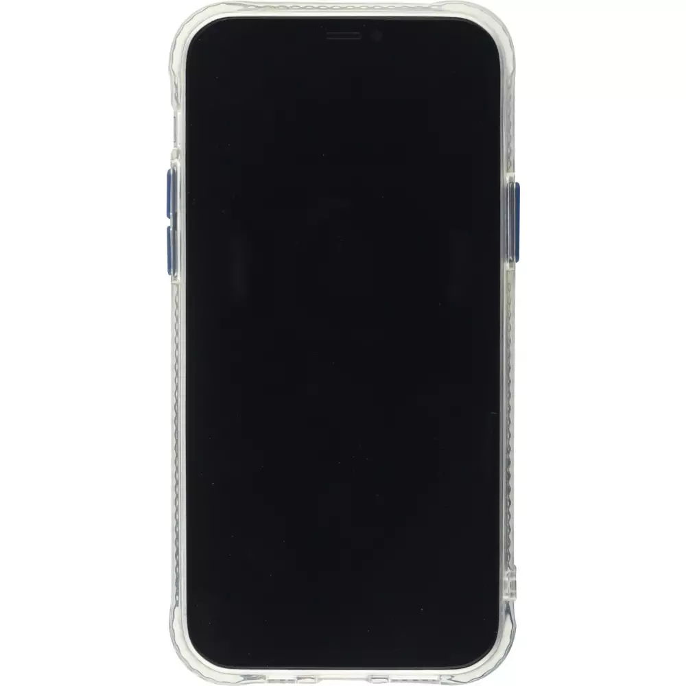 iPhone 13 Pro Max Case Hülle - Clear Bumper Gradient Farbe dunkelblau